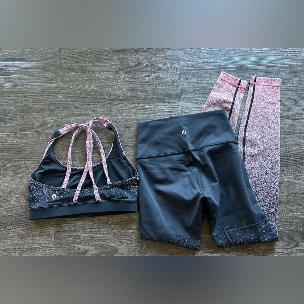 Lululemon set- sports bra size 6 & leggings size 4